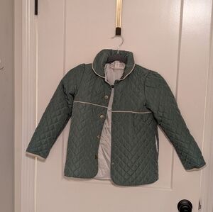 The Beaufort Bonnet Company quilted jacket size 8 green